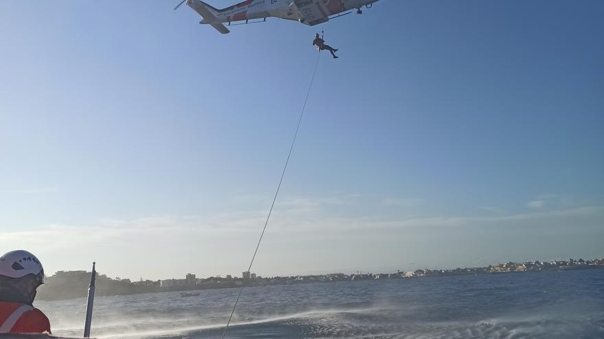 Cabo de Palos acoge un simulacro de salvamento a buceadores