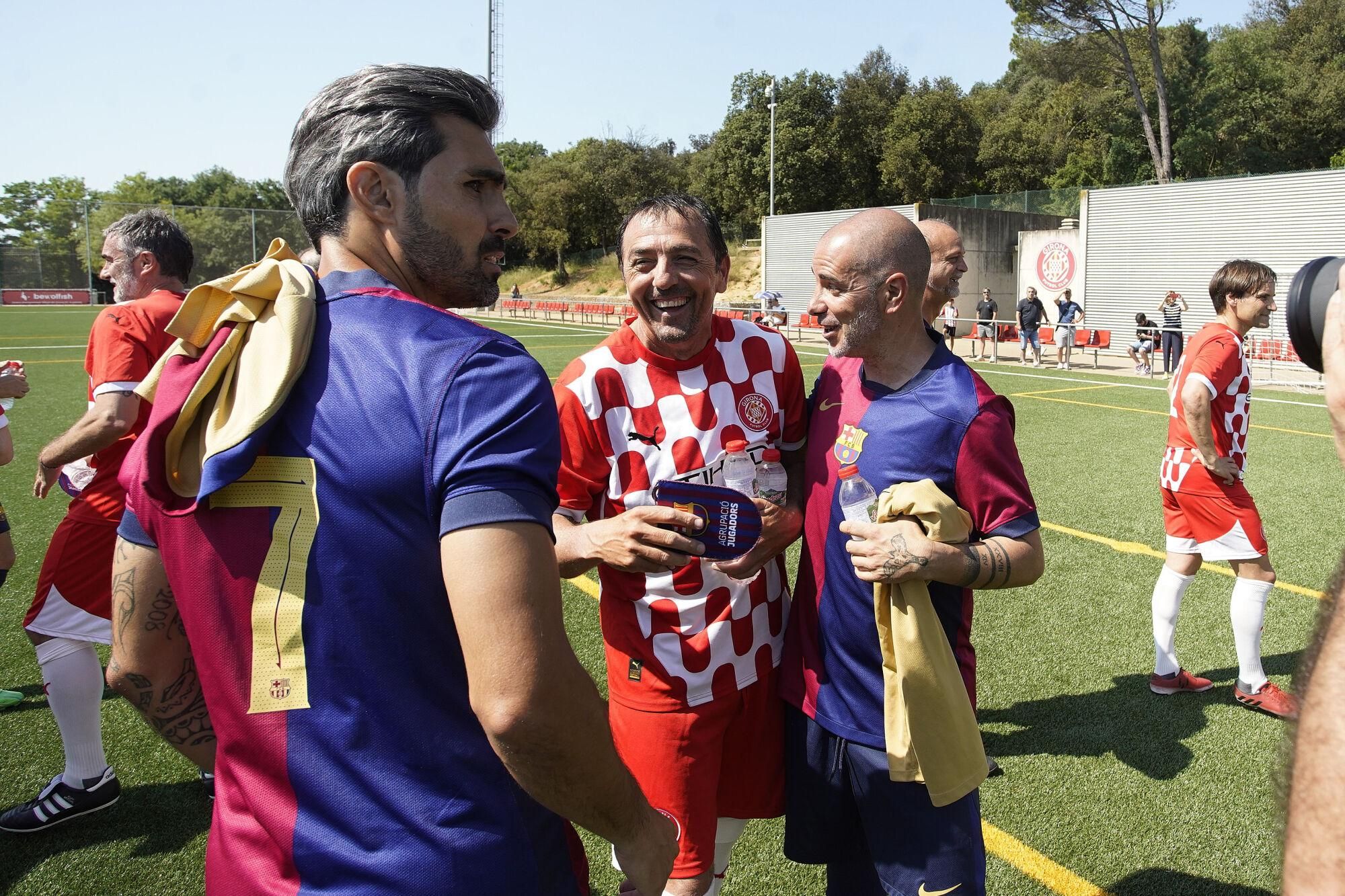 GIRONA. Torres de Palau Girona FC Legends-Agrupació Jugadors FCB, en homenatge a Pepe Pinto