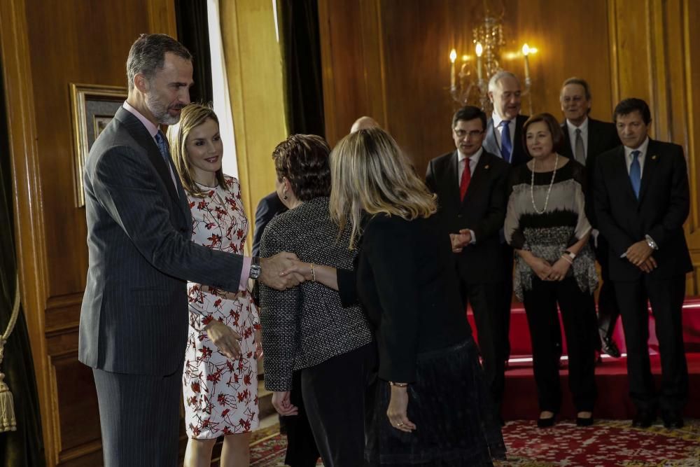 Audiencia de los Reyes con los galardonados con las Medallas de Asturias 2016