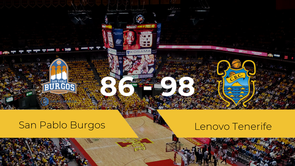 El Lenovo Tenerife vence al San Pablo Burgos por 86-98