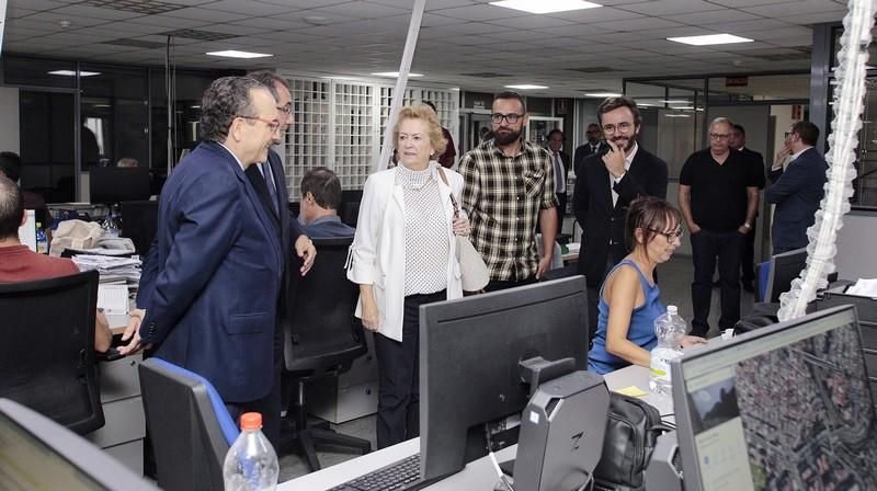 Visita del presidente de Prensa Ibérica a El Día