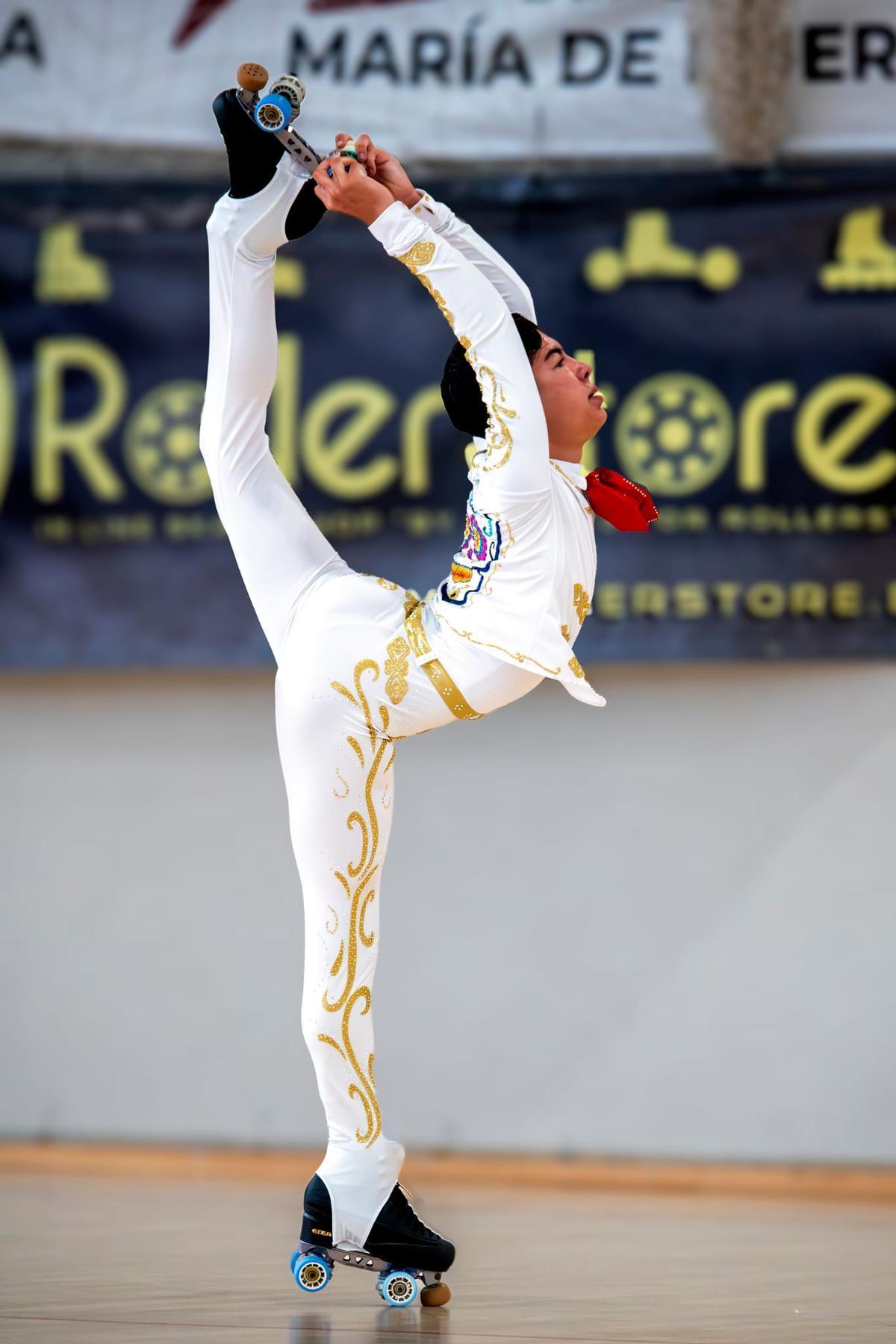 Hugo Betancor, quinto clasificado en el Campeonato de España juvenil de patinaje artístico en la modalidad libre individual Hugo Betancor, quinto clasificado en el Campeonato de España juvenil de patinaje artístico en la modalidad libre individual