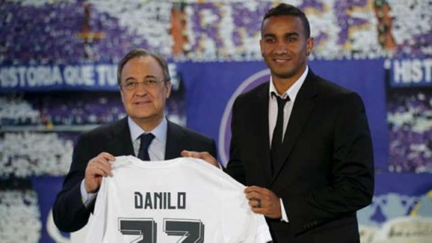 Danilo, durante su presentación con el Real Madrid: &quot;Cumplo un sueño&quot;