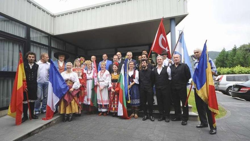 Representación de los grupos participantes en el festival.