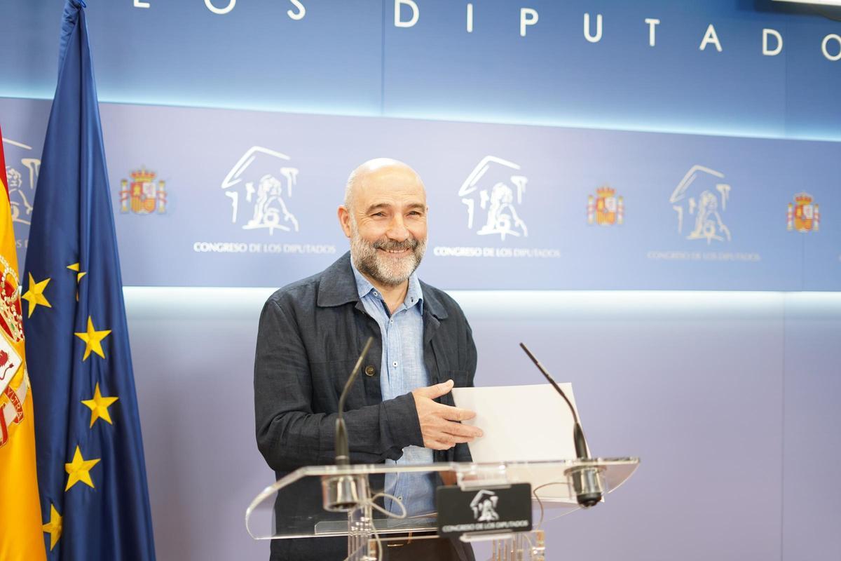 El diputado del BNG en el Congreso, Néstor Rego