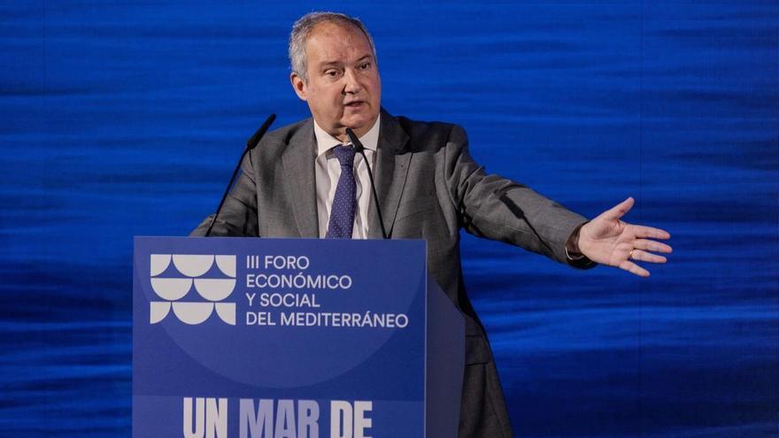 FORO DEL MEDITERRÁNEO | Jordi Hereu: «Lo que me hiere más es que la diferencia entre el norte y el sur del Mediterráneo siguen siendo abismales»