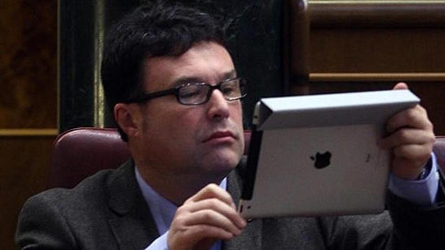 Joan Josep Nuet, en el Congreso.