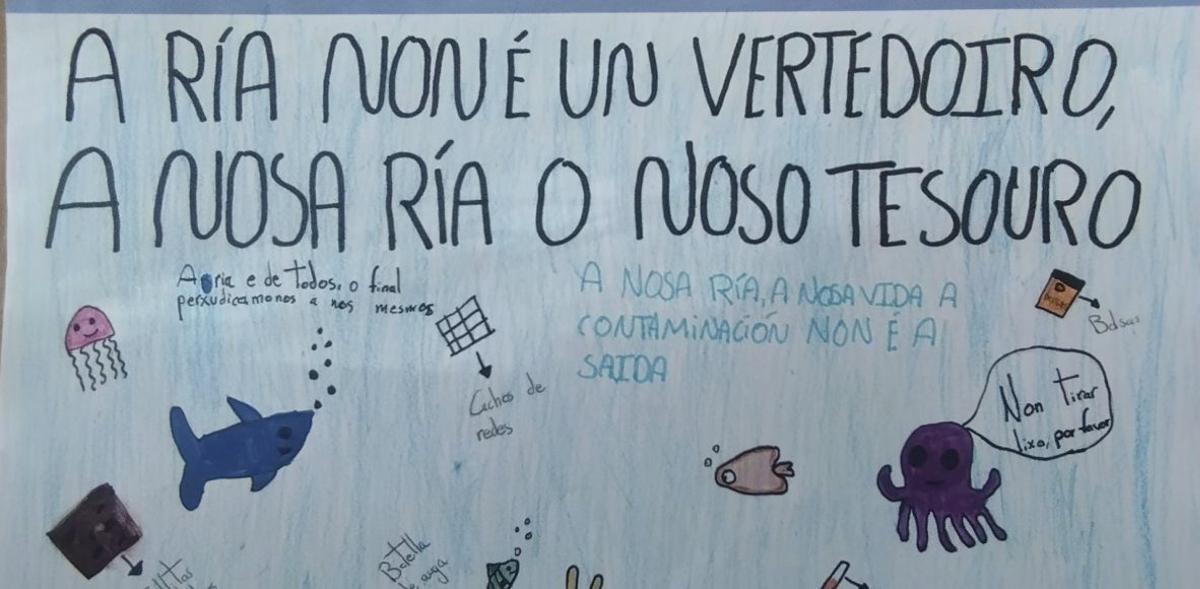 Estudiantes en acción contra la contaminación de las rías | FDV