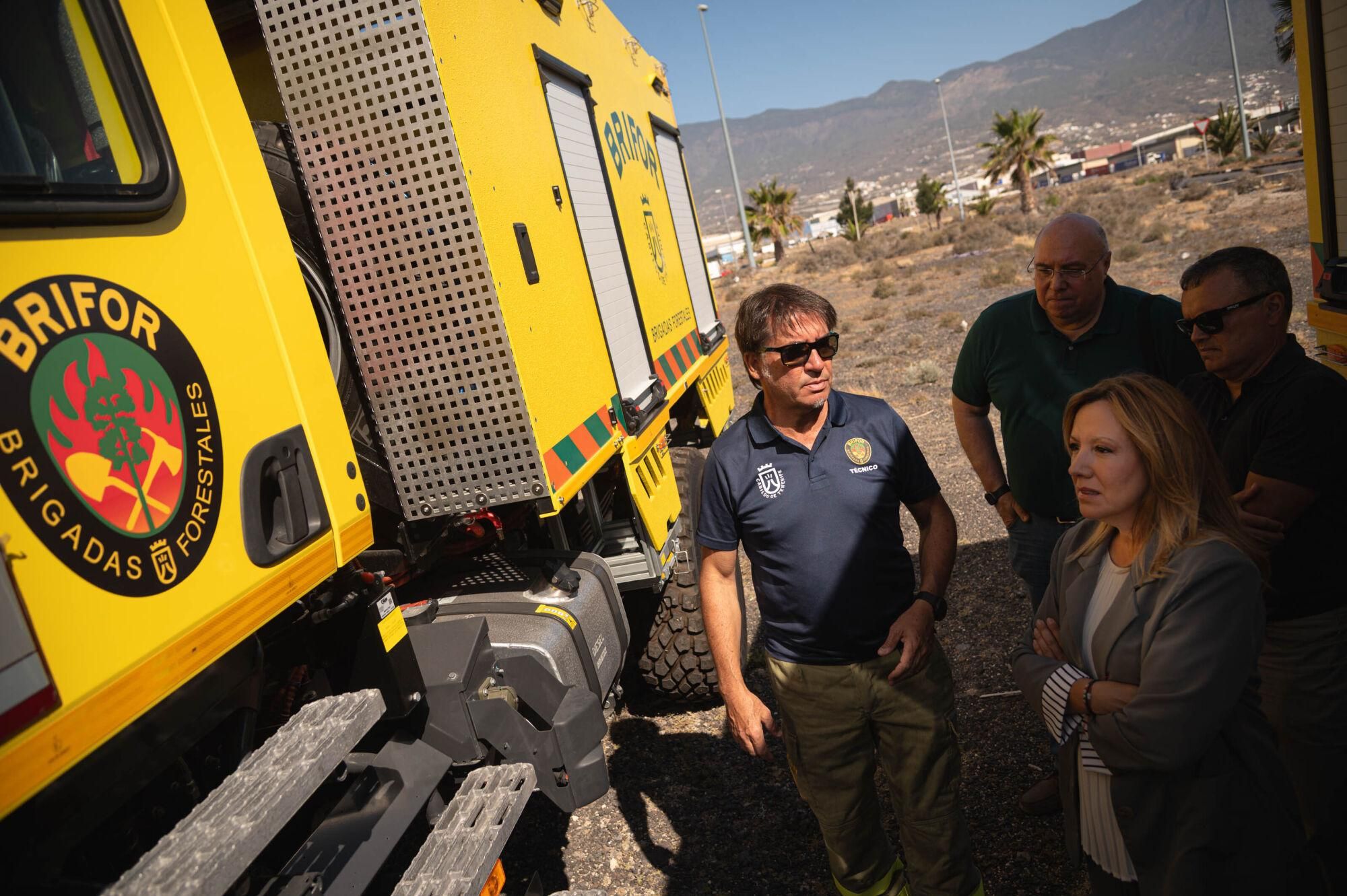Nuevos vehículos contra incendios en Tenerife