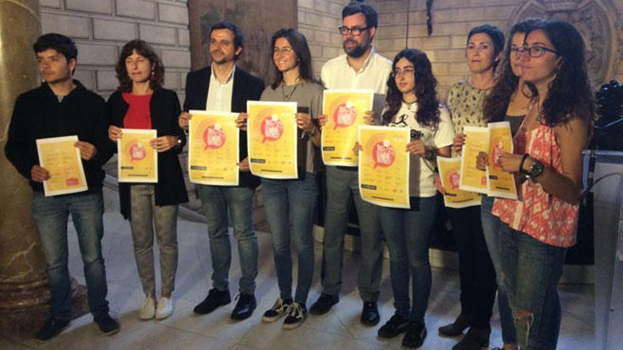 El alcalde de Palma ha asistido a la presentación de la campaña &#039;Treu Llengua&#039;, organizada por Joves de Mallorca per la Llengua.