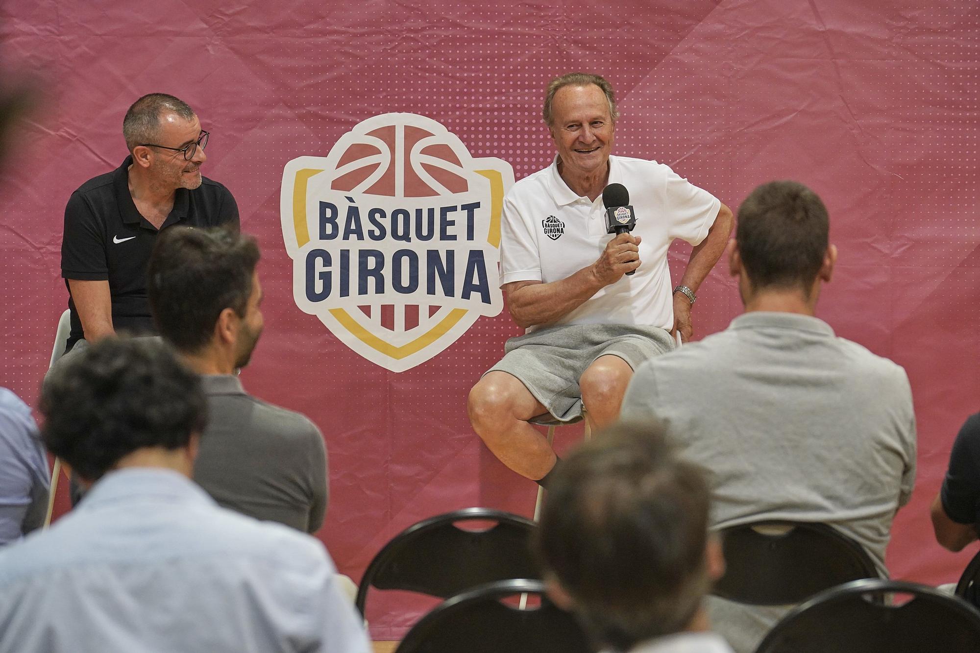 Presentació d'Aíto García Reneses com a nou entrenador del Bàsquet Girona