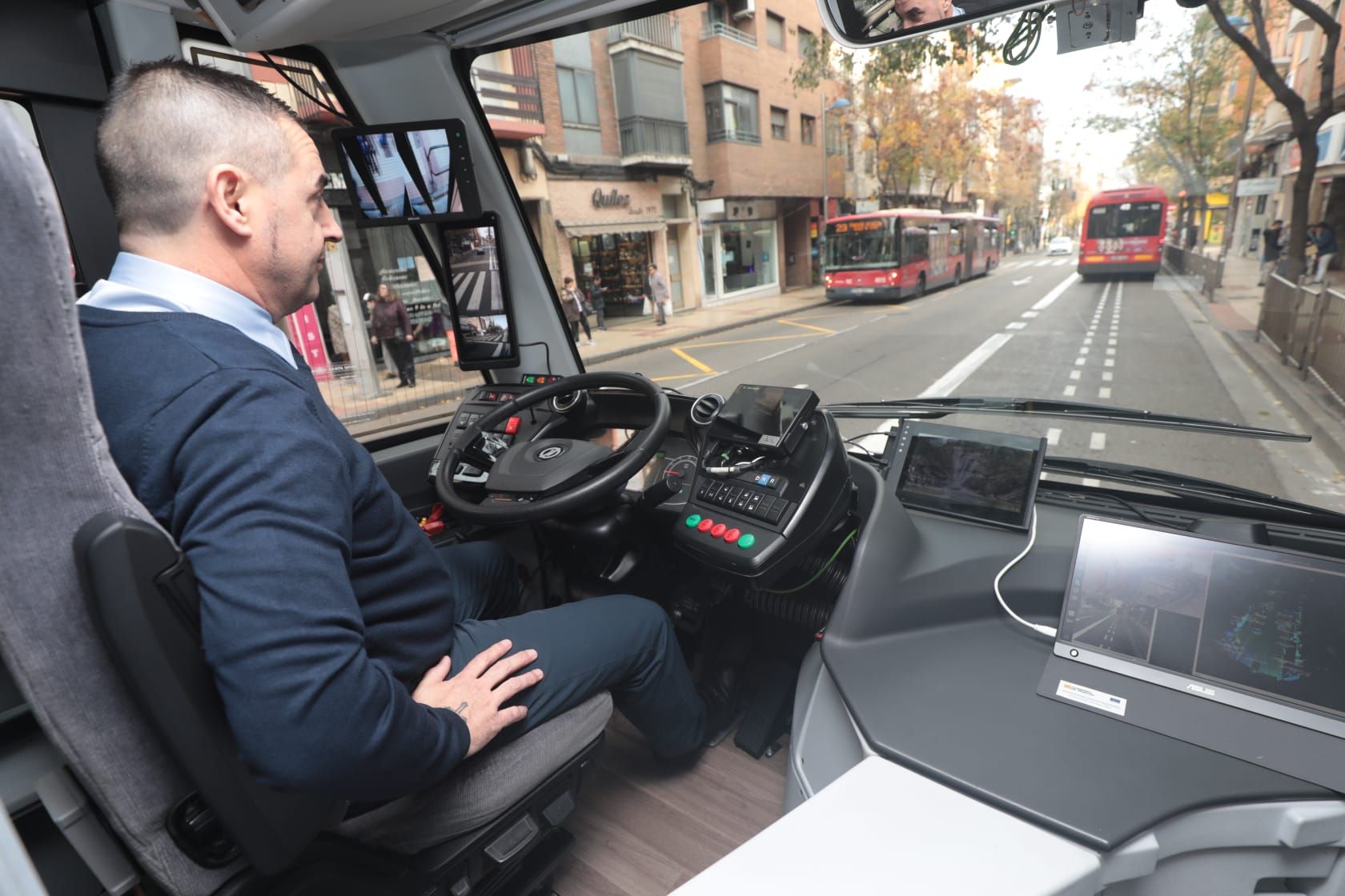 Ya han comenzado las pruebas del autobús autónomo en Zaragoza