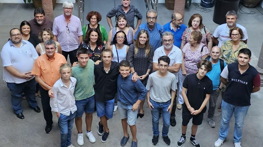 Jóvenes galardonados con el Premio Fernando Cabrera de Astronomía. | | E.D.