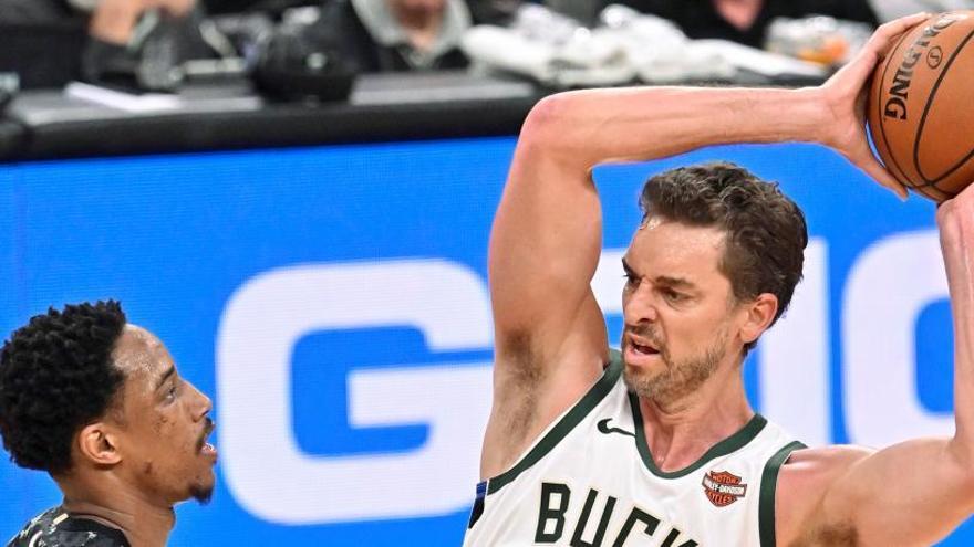 Pau Gasol, durante el partido.