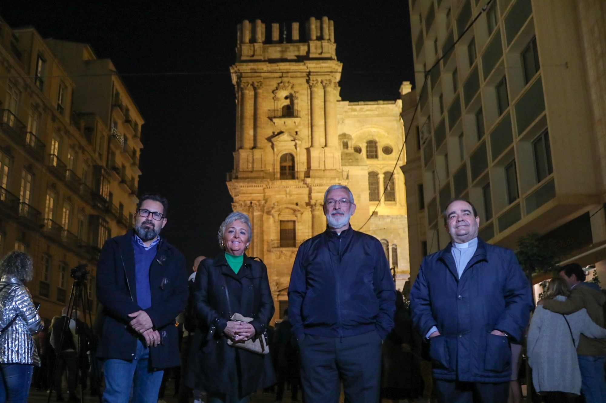 Vídeomapping navideño en la torre mocha de la Catedral