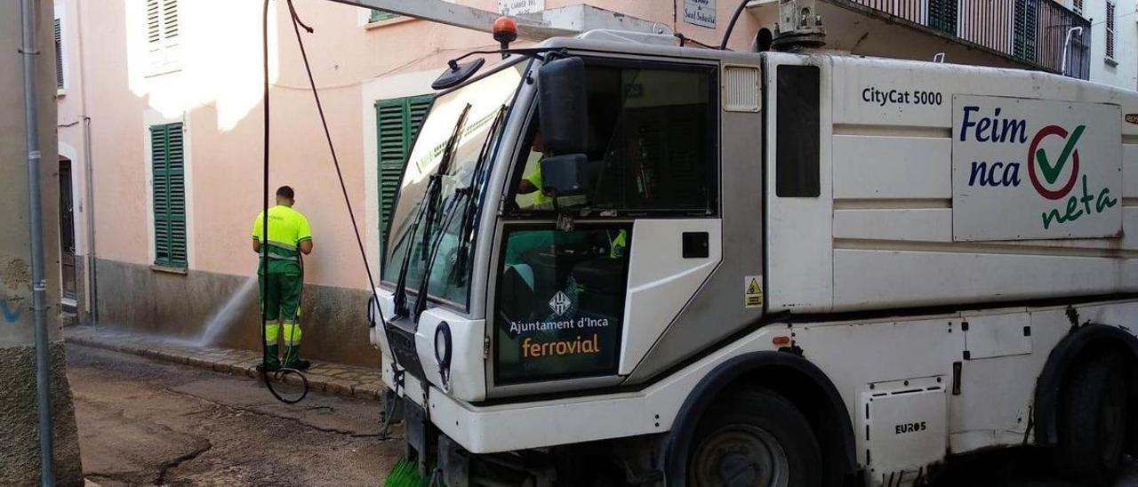 Inca apuesta por un servicio de limpieza viaria 100% electrificado