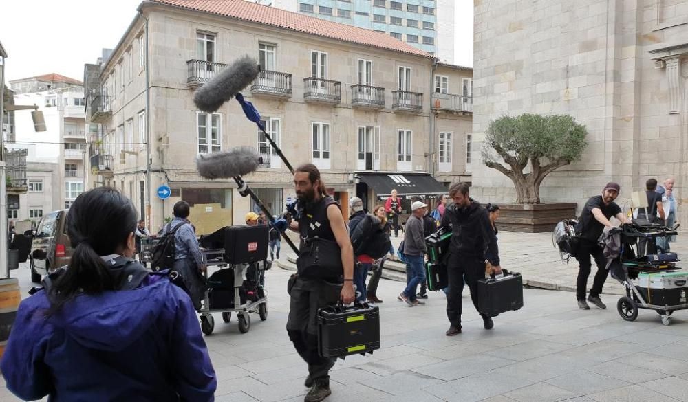 Telemundo rueda en Vigo 50 escenas para la serie Enemigo Íntimo, emitida por Netflix