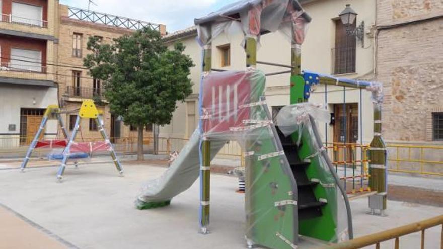 Parque en construcción en Benifaraig de la consulta ciudadana.