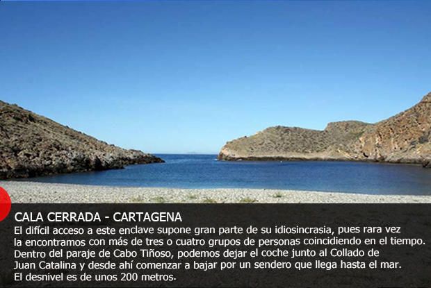 Las calas más secretas de la Región de Murcia