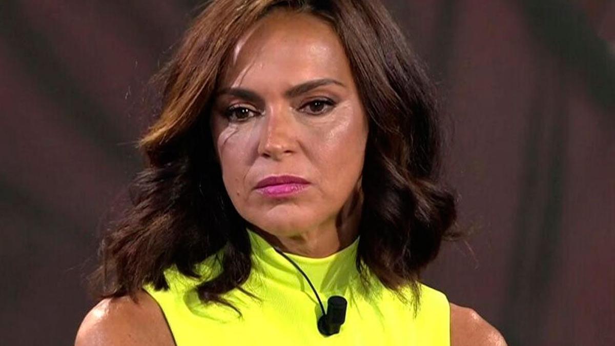 Olga Moreno en el plató de 'Supervivientes'