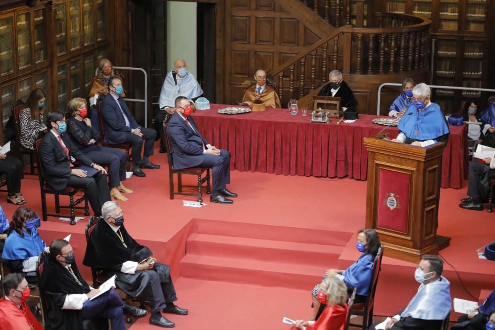 Acto de inauguración del nuevo curso académico en la Universidad de Oviedo