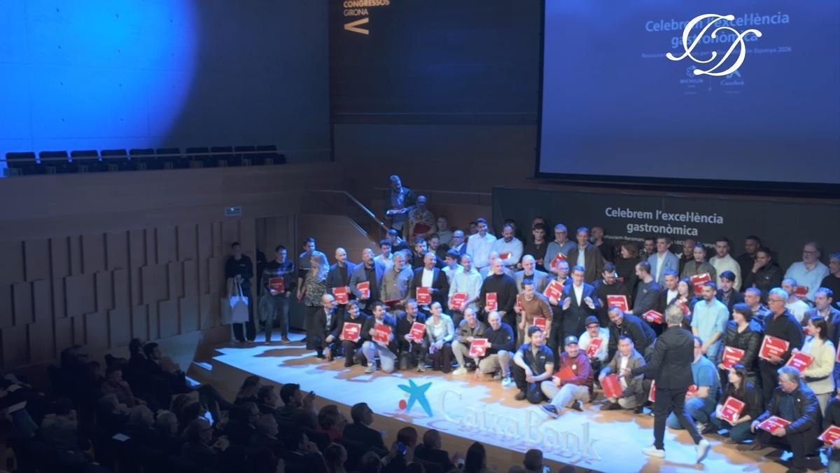 VÍDEO | Els 39 restaurants gironins recomanats reben la placa de la Guia Michelin