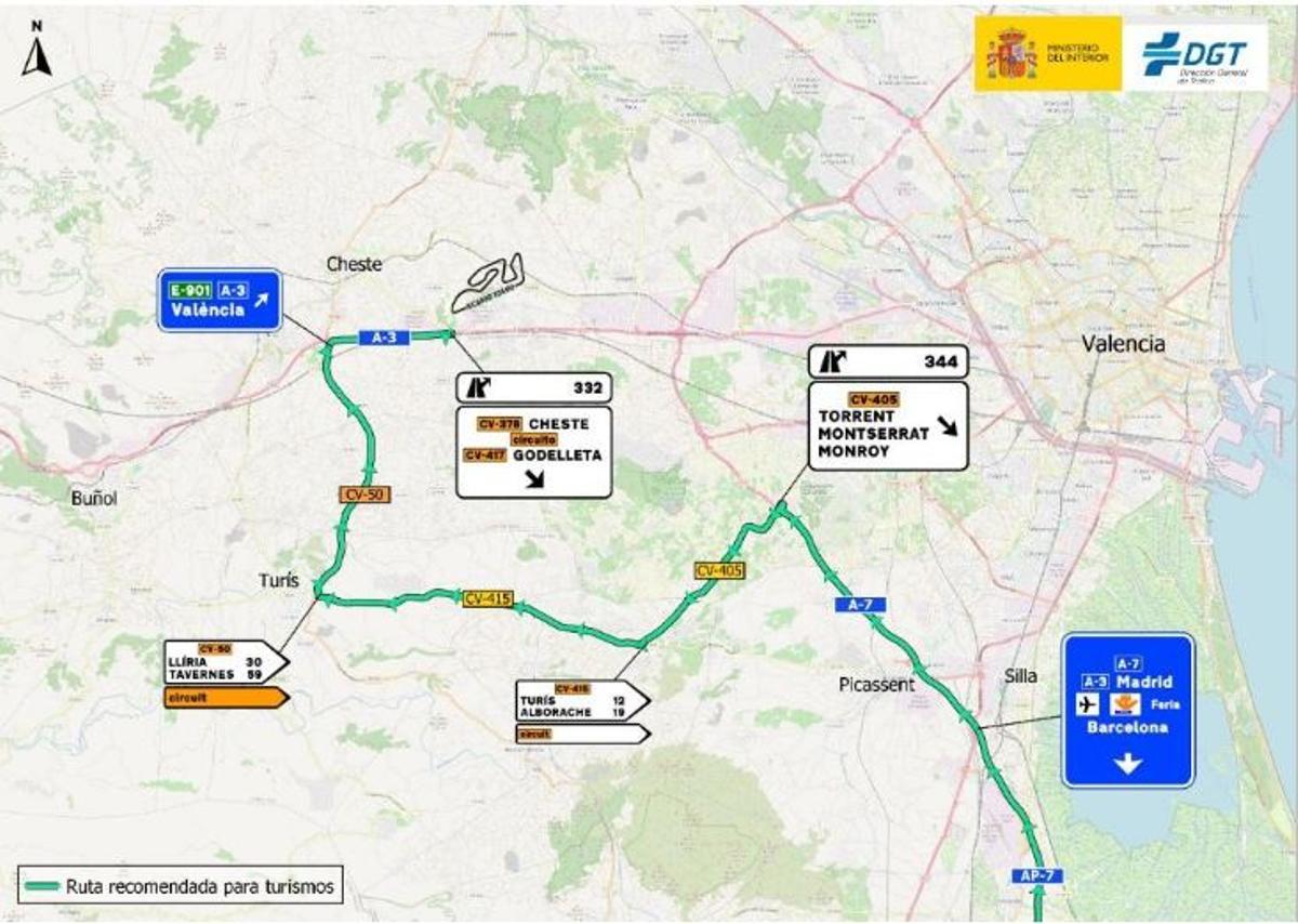 Turismos desde el Sur, por la costa AP-7