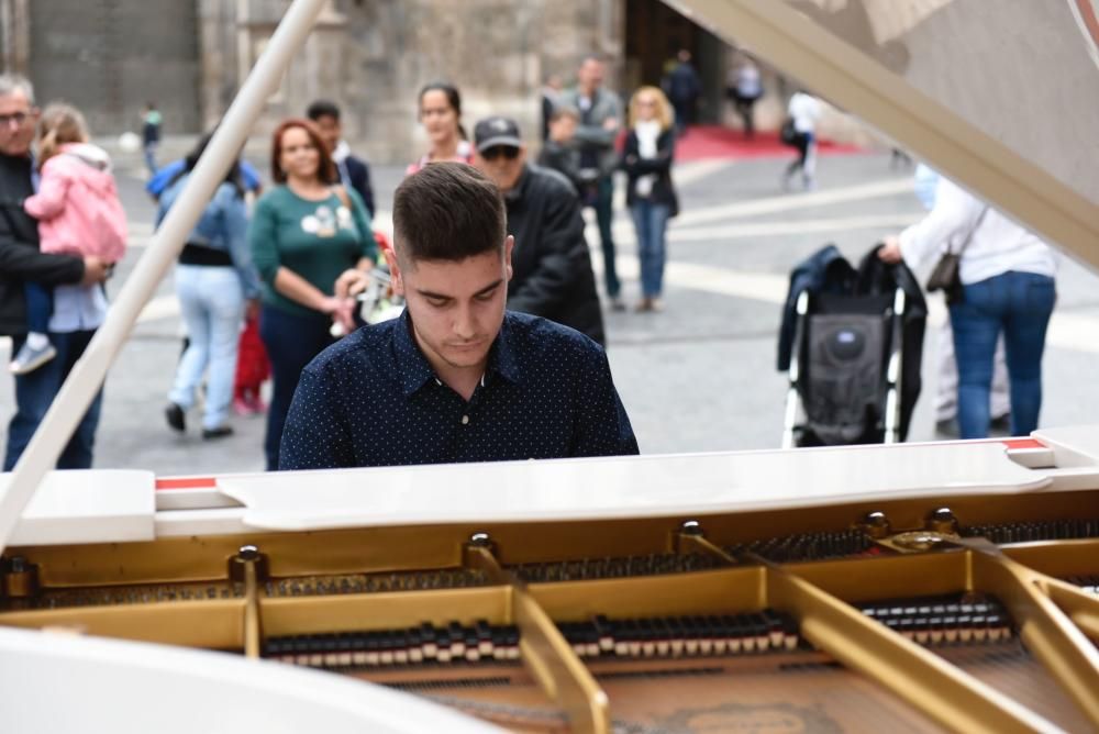 Pianos en las calles de Murcia