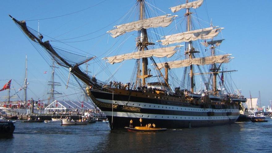 Hoja de ruta del 'Amerigo Vespucci', el buque más hermoso del mundo que atracará en Santa Cruz de Tenerife la próxima semana
