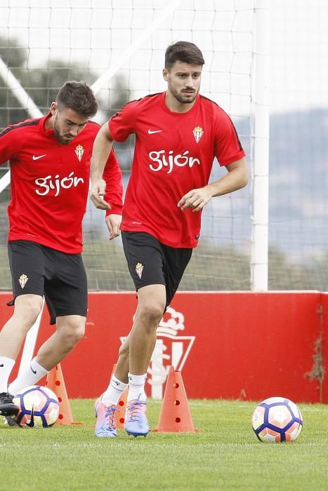 Entrenamiento del Sporting