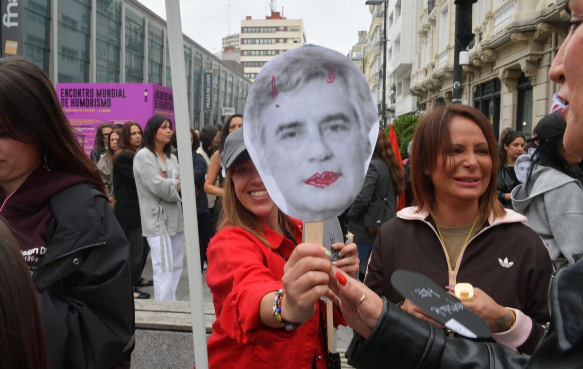Nueva jornada de protesta en el sector textil de A Coruña