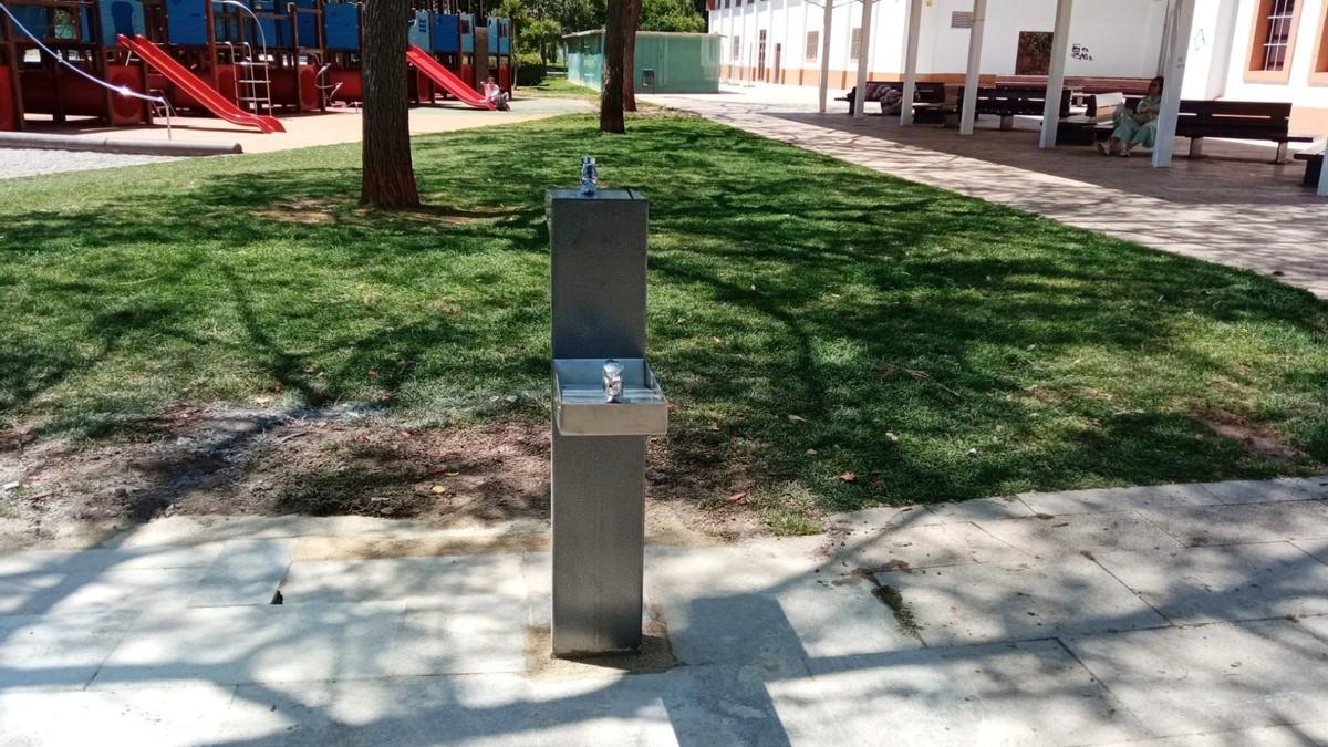 Nueva fuente instalada por el Ayuntamiento de Palma.