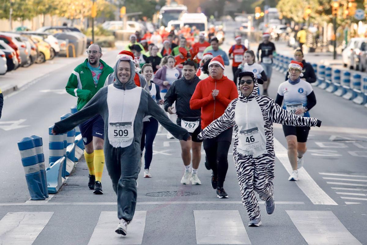 Celebración de la carrera popular de la San Silvestre de la Palma Palmilla