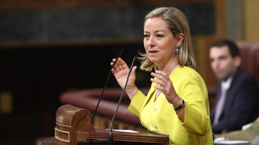 Ana Oramas, durante su intervención en el Congreso.