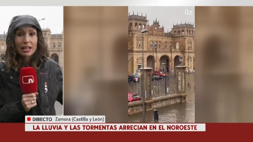 Noticias Cuatro se hace eco de las inundaciones en Zamora tras las intensas lluvias