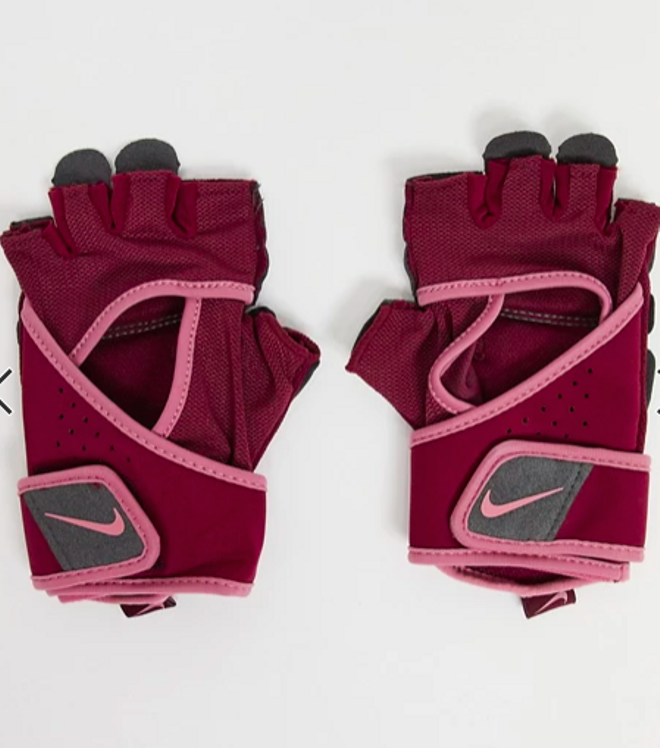 Guantes rosas deportivos premium para mujer de Nike
