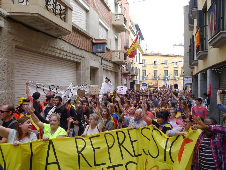 Manifestació a Figueres.