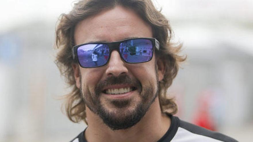 El piloto asturiano Fernando Alonso