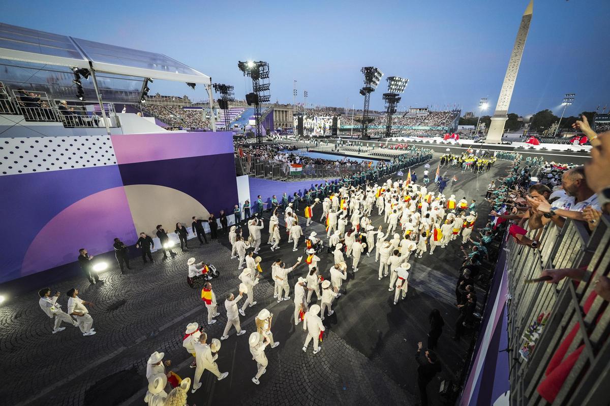 Inauguración de los Juegos Paralímpicos París 2024. Inauguración de los Juegos Paralímpicos París 2024.