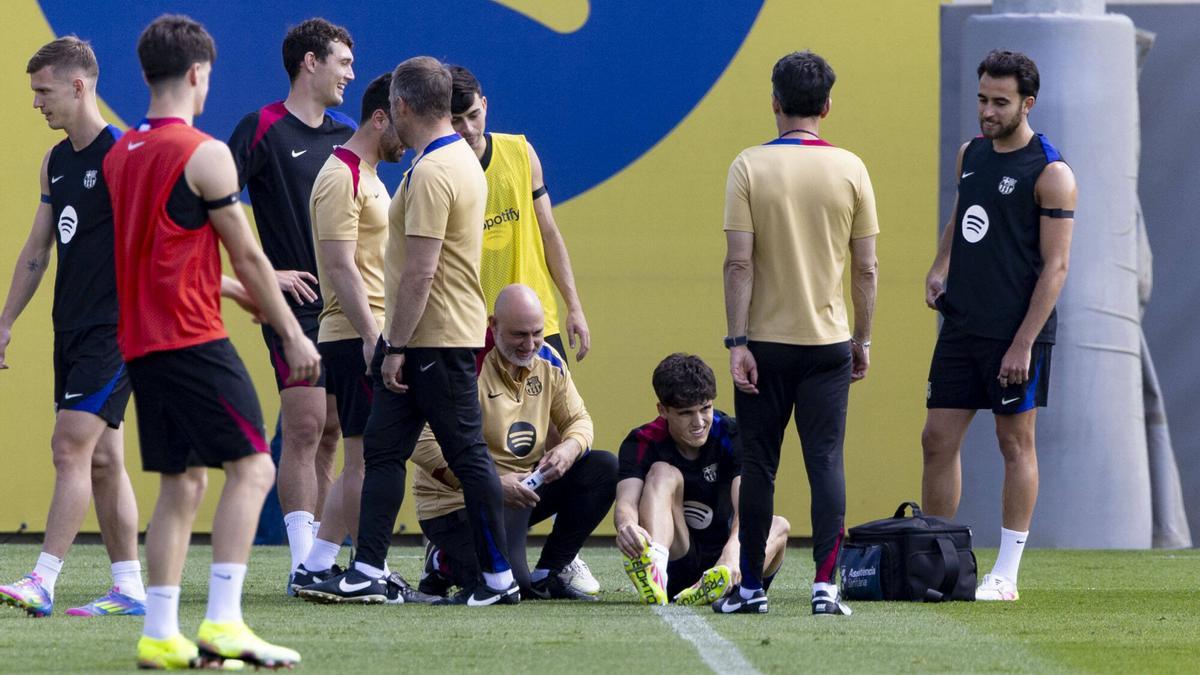 El susto de Pau Cubarsí en la sesión de hoy