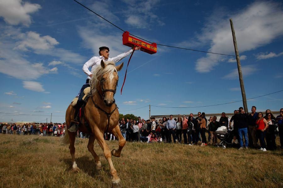 Los quintos de Monfarracinos persiguen las cintas