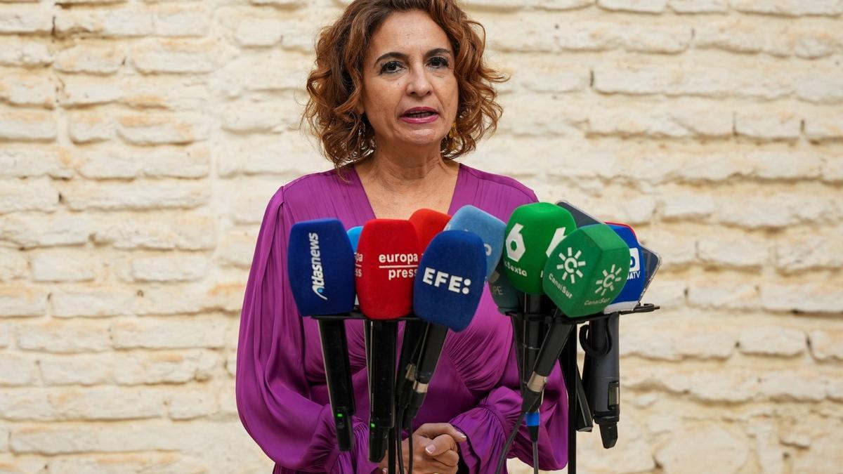 La vicepresidenta del Gobierno, María Jesús Montero