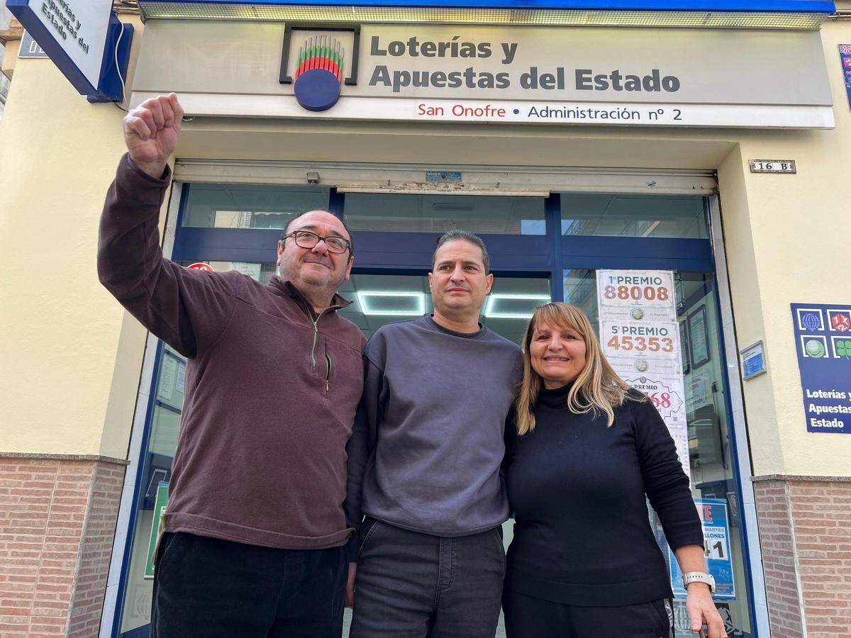 El primer premio del Niño reparte 2 millones de euros en Quart de Poblet