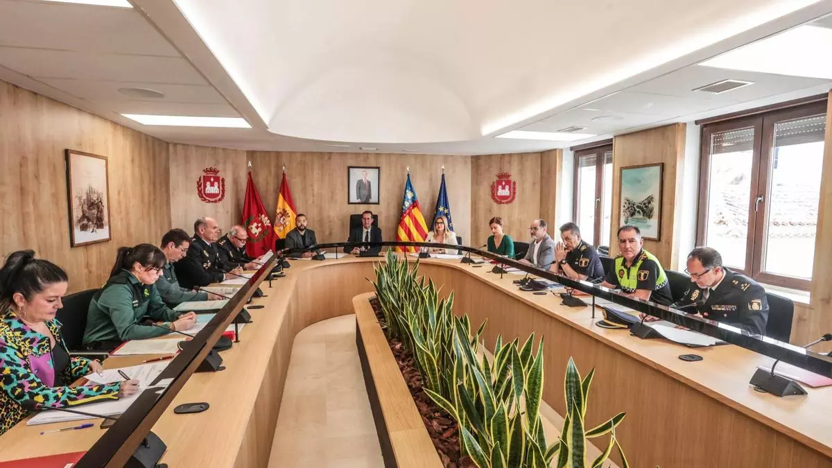 Este es el dispositivo de seguridad de Elda y Petrer para los Moros y Cristianos