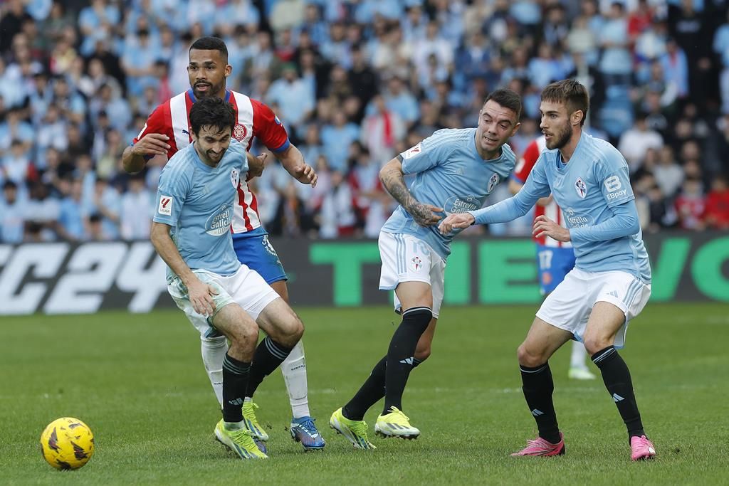 Les millors imatges de la victòria del Girona a Vigo