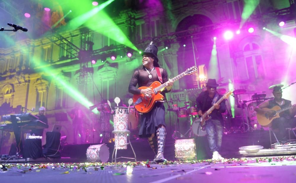 Carlinhos Brown abre las fiestas de A Coruña