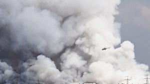 Incendio en una fábrica de Wildberries atacada con drones en San Petersburgo (Rusia)