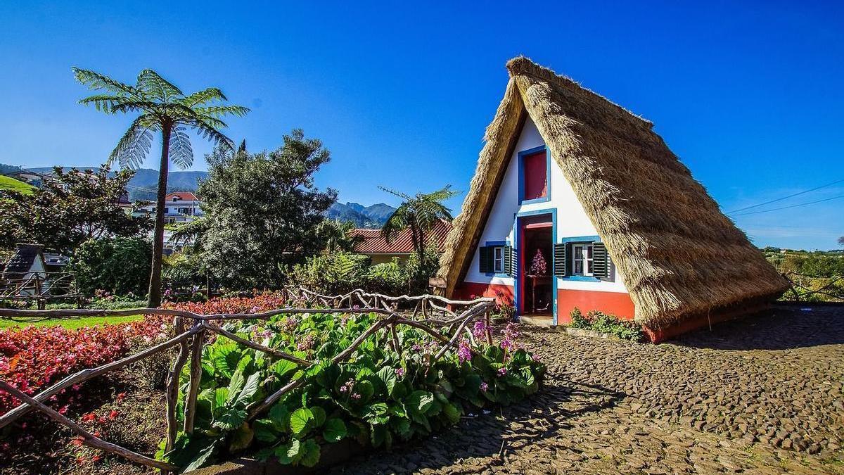 Una de las casas típicas de Madeira.