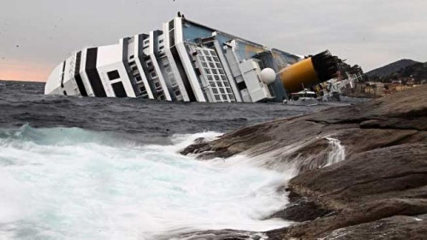 La evacuación en el 'Costa Concordia'