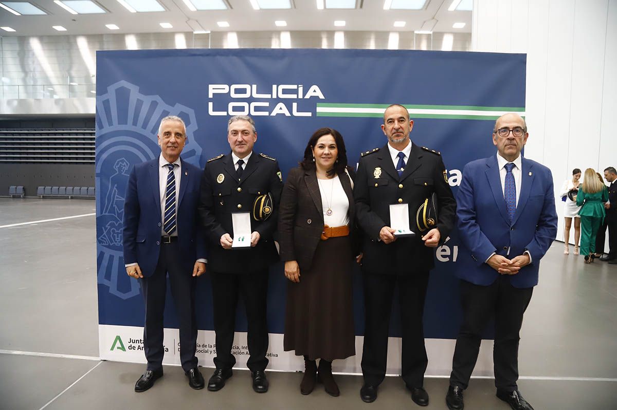 Entrega de medallas a mérito de la Policía Local de Andalucía en Córdoba